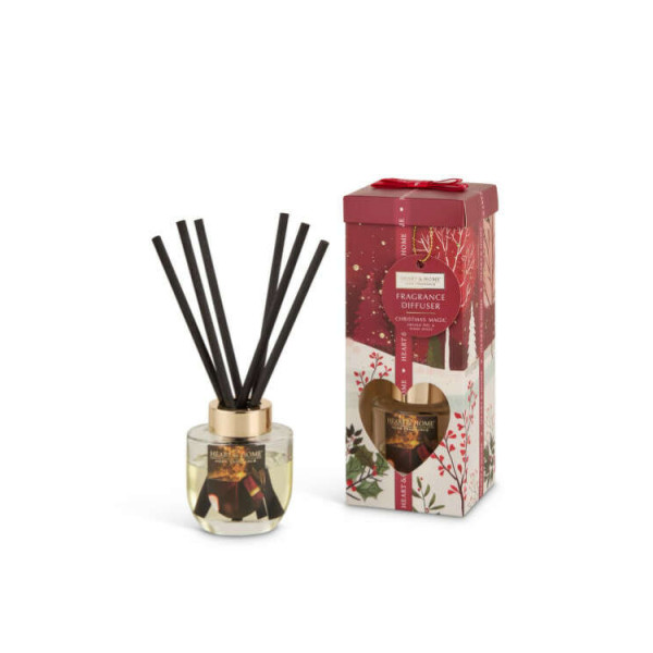 Heart & Home Αρωματικό Χώρου με Sticks Χριστουγεννιάτικη Μαγεία (70ml)