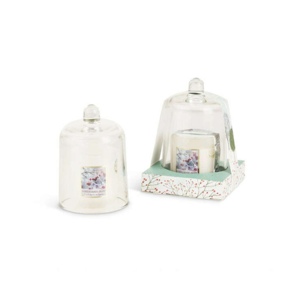 Heart & Home Αρωματικό Κερί σε Γυάλα Χειμωνιάτικα Μούρα