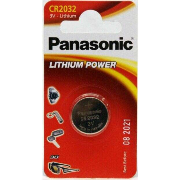 Panasonic CR2032 μπαταρία λιθίου 3V 1τμχ
