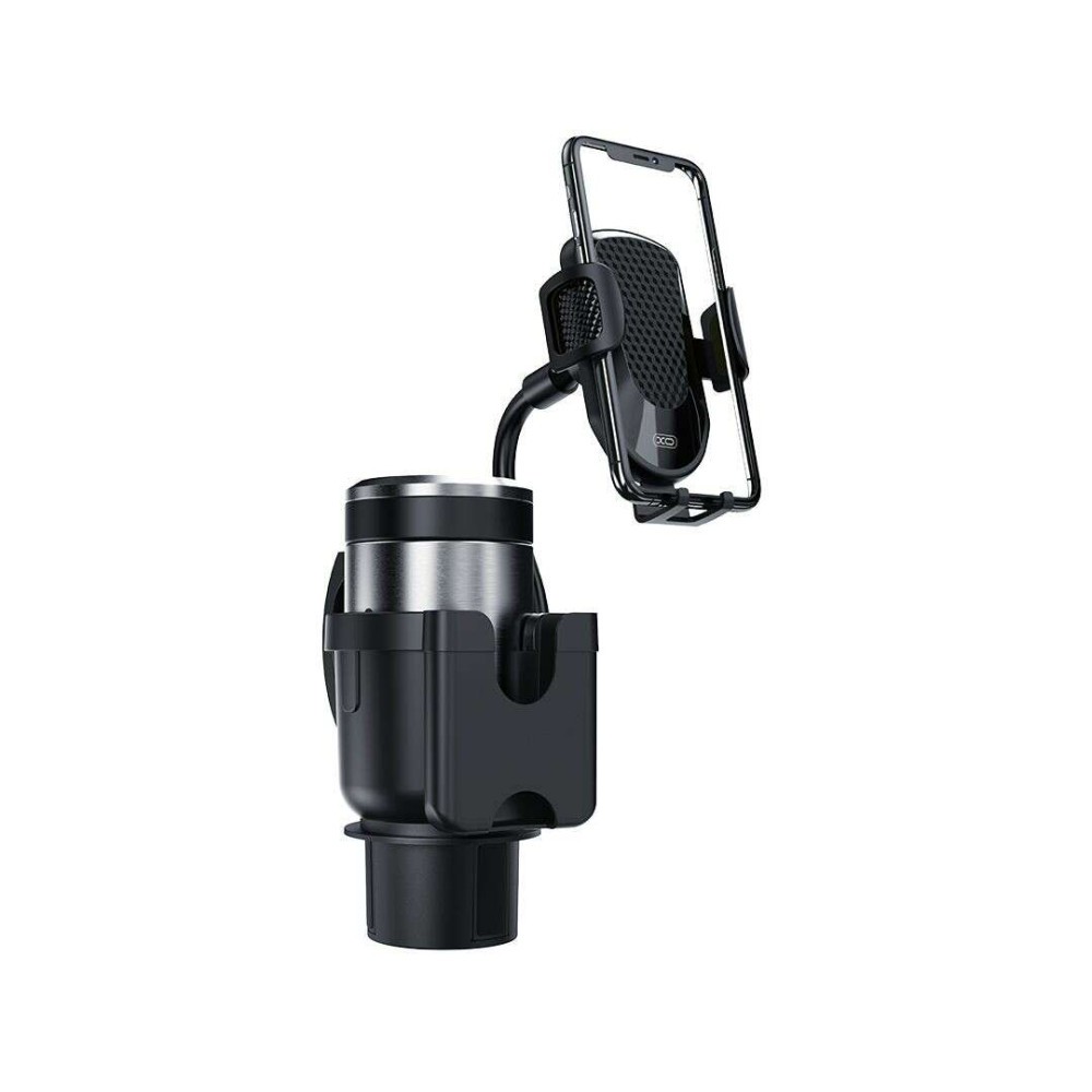 XO C140 Βάση κινητού και ποτηροθήκη - Cup Holder (Μαύρο)