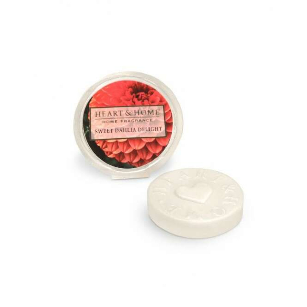 Heart & Home Wax Melt Αρωματικό Χώρου Sweet Dahlia (12 ωρών)