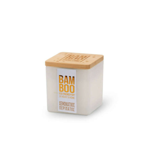Heart & Home Bamboo Collection Αρωματικό Κερί Σόγιας Χειμωνιάτικος Περίπατος (40 ωρών)