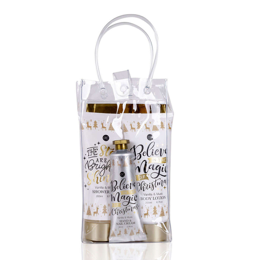 Accentra Transparent Bath set Bag, Winter magic