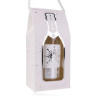 Accentra Vanilla Bath & shower gel in white champagne gift box 250ml, Seasons Greetings