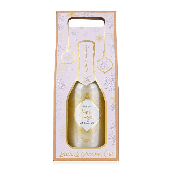 Accentra Bath & shower gel Frosted Vanilla 180ml in Champagne bottle, Winter Magic
