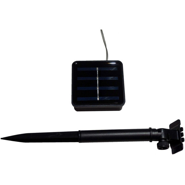 Avide Εξωτερική Ηλιακή Πολύχρωμη Γιρλάντα με Διάφανο Σύρμα 5m, Θερμό IP44, 1,2V