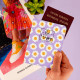 Legami PH0034 Θήκη Διαβατηρίου Passport Holder - Daisy