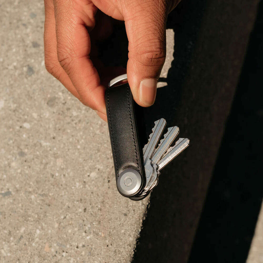 OrbitKey Hybrid Leather Key Organiser Κλειδοθήκη Μπρελόκ (Black)