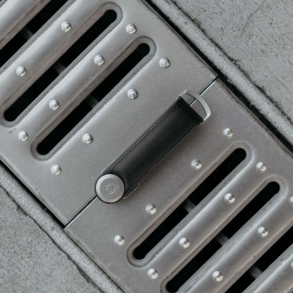 OrbitKey Hybrid Leather Key Organiser Κλειδοθήκη Μπρελόκ (Black)
