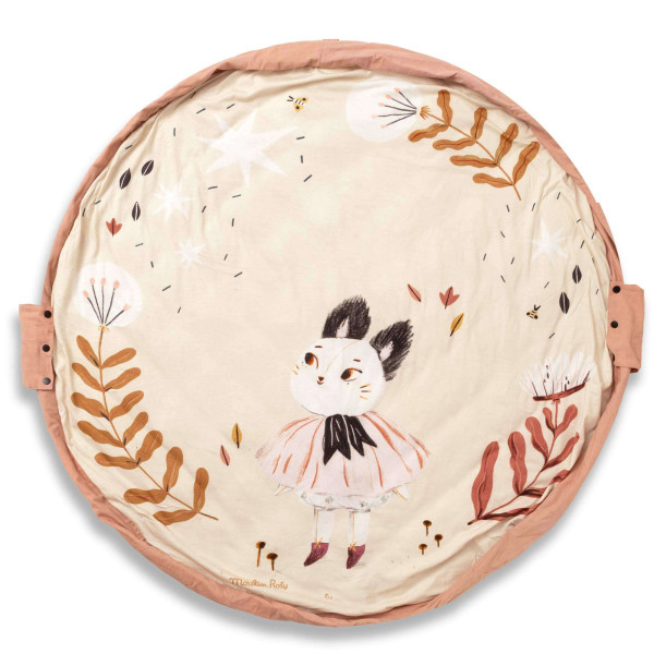 Play & Go Στρώμα Παιχνιδιού Μαλακό - Τσάντα 2 σε 1. Moulin Roty Apres la Pluie 