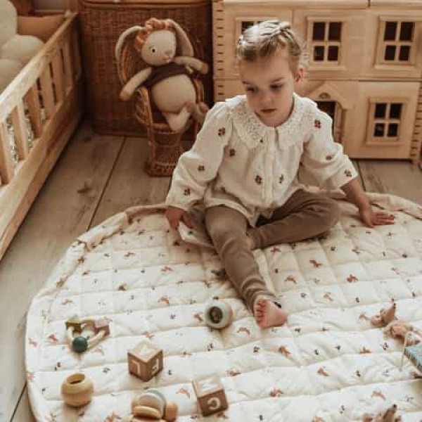 Play & Go Βρεφικό Στρώμα Παιχνιδιού από Οργανικό Βαμβάκι 3 σε 1. Rabbit