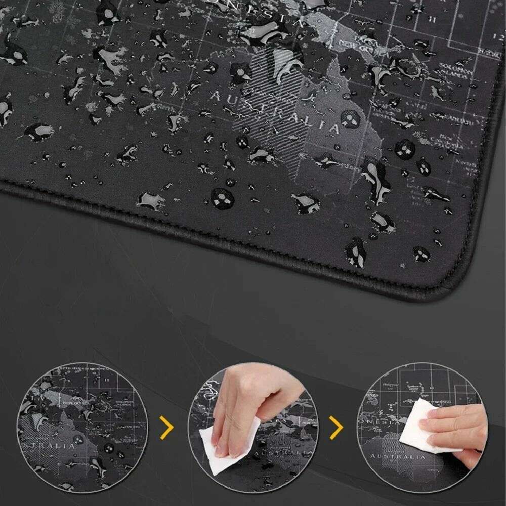 Mousepad  "World map" 30 x 80 x 2 mm RC-K-1073 (Μαύρο) 