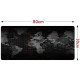 Mousepad  "World map" 30 x 80 x 2 mm RC-K-1073 (Μαύρο) 