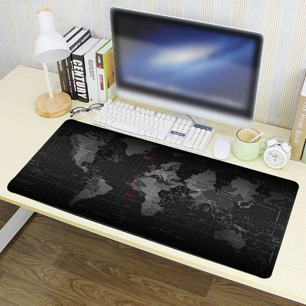 Mousepad  "World map" 30 x 80 x 2 mm RC-K-1073 (Μαύρο) 
