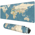 Mousepad  "World map" 40 x 90 x 2 mm RC-K-1074 (Μπλε)