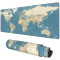 Mousepad  "World map" 40 x 90 x 2 mm RC-K-1074 (Μπλε)