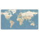Mousepad  "World map" 40 x 90 x 2 mm RC-K-1074 (Μπλε)