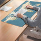 Mousepad  "World map" 40 x 90 x 2 mm RC-K-1074 (Μπλε)
