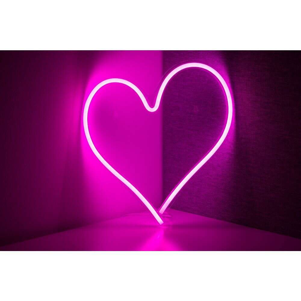 Φωτιστικό Neon LED με USB "Καρδιά"