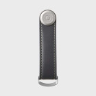 OrbitKey Leather Key Organiser Κλειδοθήκη Μπρελόκ (Charcoal with Grey Stitching)