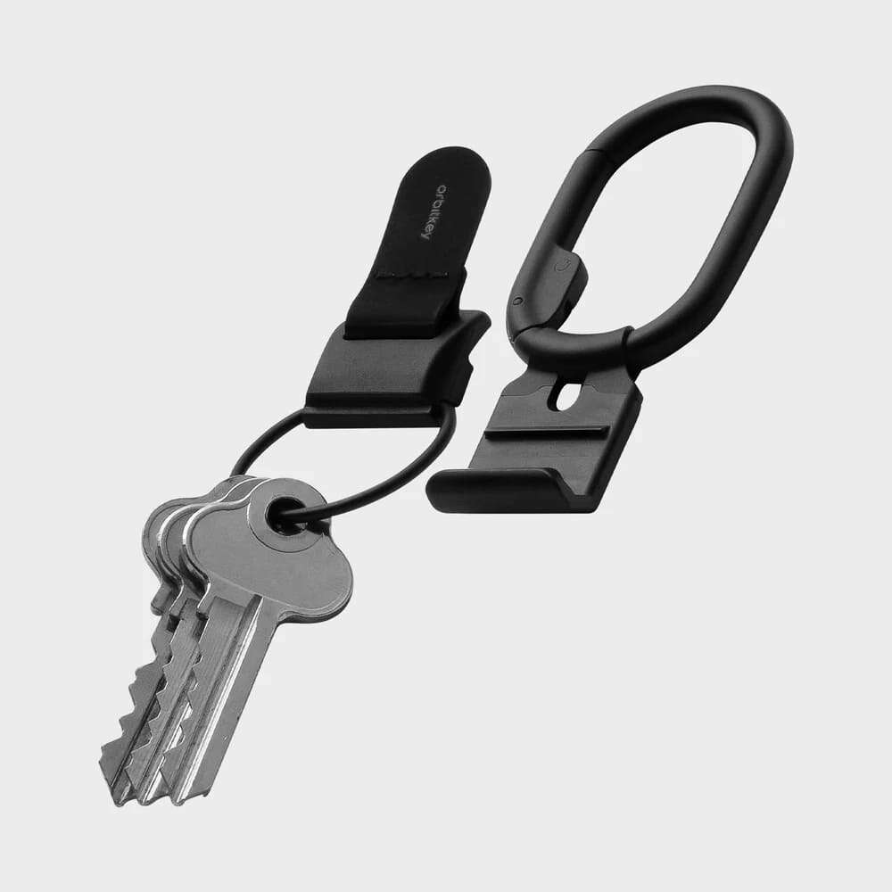 Orbitkey Clip v2 Κλειδοθήκη Μπρελόκ (Black)