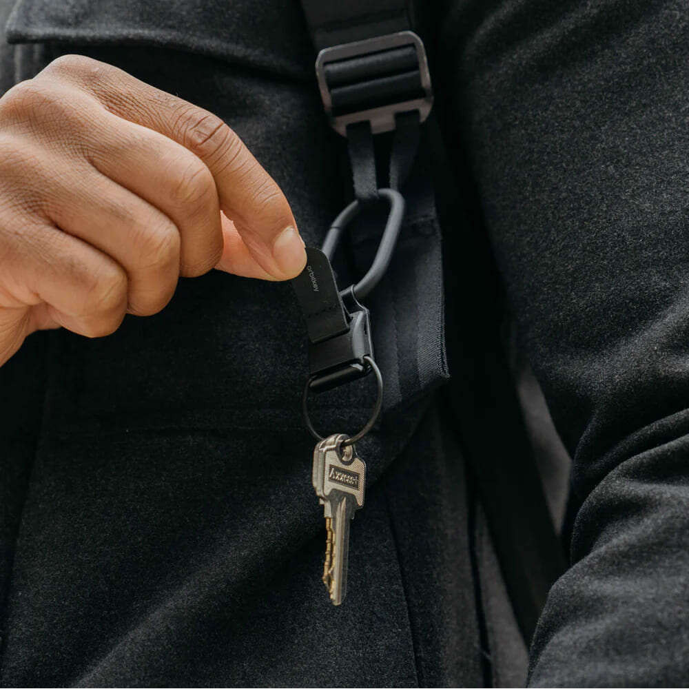 Orbitkey Clip v2 Κλειδοθήκη Μπρελόκ (Black)