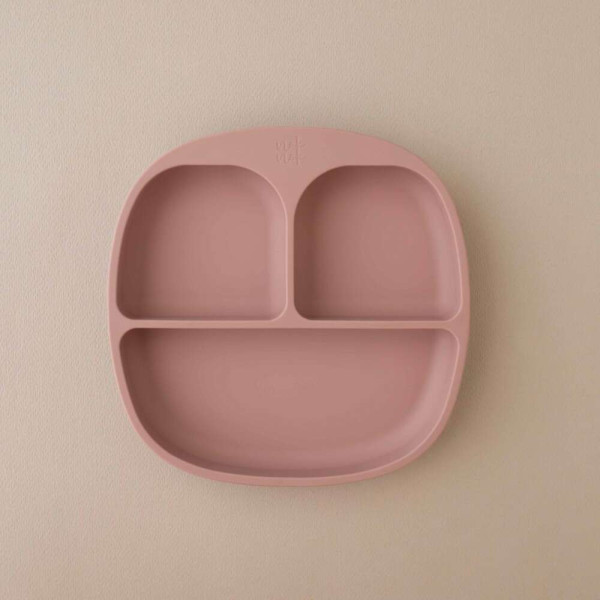 Nok Nok Εκπαιδευτικό Πιάτο Σιλικόνης Nino (Light Pink)