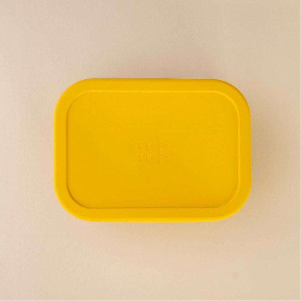 Nok Nok Φαγητοδοχείο Σιλικόνης με 3 χωρίσματα 800ml (Curry)