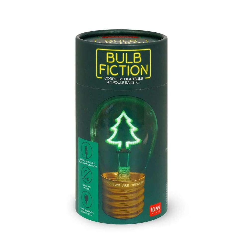 Legami Επιτραπέζιο φωτιστικό σε σχήμα λαμπτήρα - Bulb Fiction (Xmas Tree)