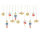 Gift Tags Nutcracker Ετικέτες Δώρων (12 τμχ)