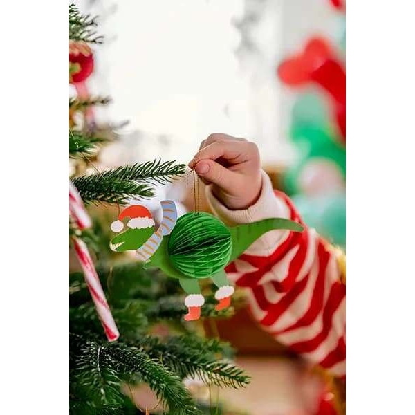 Χριστουγεννιάτικες Χάρτινες Φιγούρες Πολύχρωμες (5τμχ)