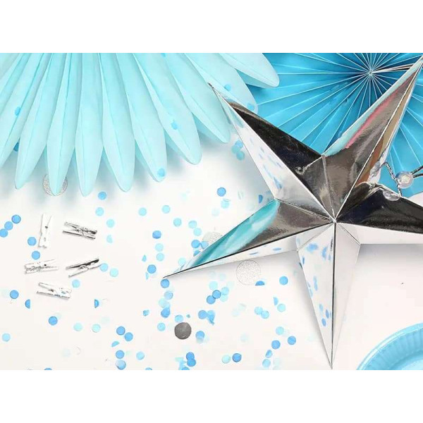 Χριστουγεννιάτικο Διακοσμητικό Αστέρι Ασημί 70cm