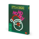 Legami Neon-Effect LED Sign - It's A Sign Santa Claus