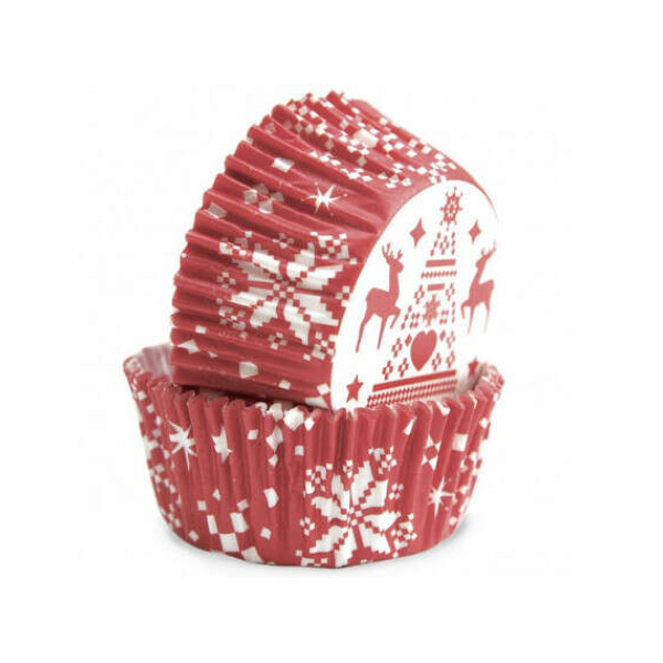 Scrap Cooking Θήκες για cupcake με χριστουγεννιάτικα σχέδια (36 τεμ)