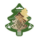 Scrap Cooking Ξύλινη σφραγίδα μπισκότων και Κουπ-Πατ (Xmas Tree)