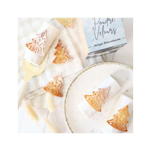 Scrap Cooking Ματ σιλικόνης με καλούπια "Sweet Xmas"