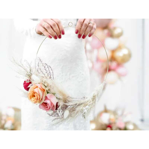 Κρεμαστοί Μεταλλικοί Κρίκοι 2τμχ (Χρυσό)