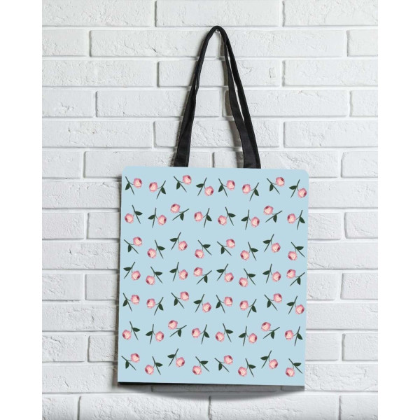 Brainfood Υφασμάτινη Σουέτ Τσάντα με Φερμουάρ Γάτες Αναγέννηση