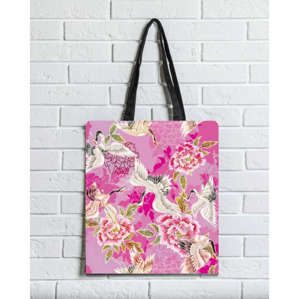 Brainfood Υφασμάτινη Σουέτ Τσάντα με Φερμουάρ Japan