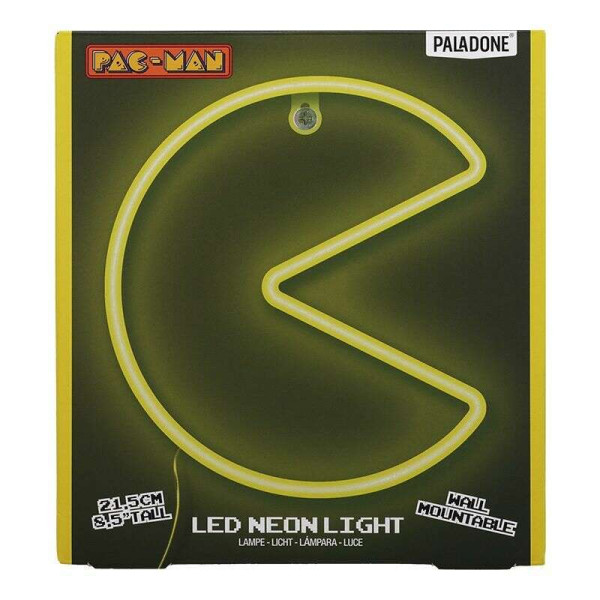 Paladone Pac Man Led Neon Επιτοίχιο Φωτιστικό (PP12624PMVN)