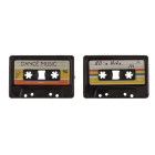 Retro Cassette Μαγνητάκια Ψυγείου (4τμχ)