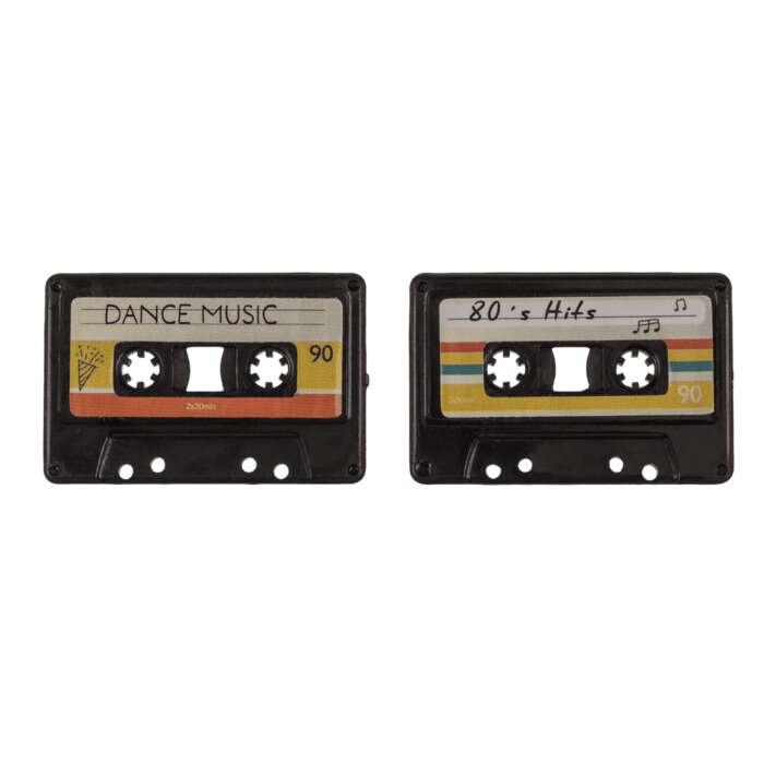 Retro Cassette Μαγνητάκια Ψυγείου (4τμχ)