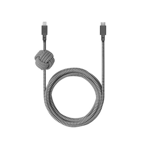 Native Union Night Cable USB-C σε Lightning 3M (Zebra)