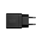 Native Union Fast Gan Charger PD 35W με 2 θύρες USB-C (Μαύρο)