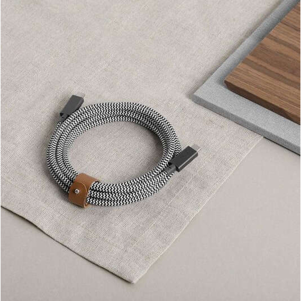 Native Union Καλώδιο USB-C σε USB-C Pro2 240W 2.4m (Zebra)