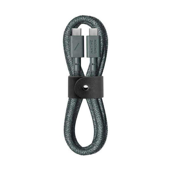 Native Union Belt Cable Καλώδιο USB-C σε USB-C 1.2m (Slate Green)