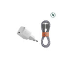 Native Union Gan Charger 30W + καλώδιο USB-C  2m (Zebra)