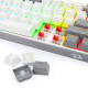 Redragon K617 FIZZ RGB Μηχανικό Gaming πληκτρολόγιο (White/Gray)