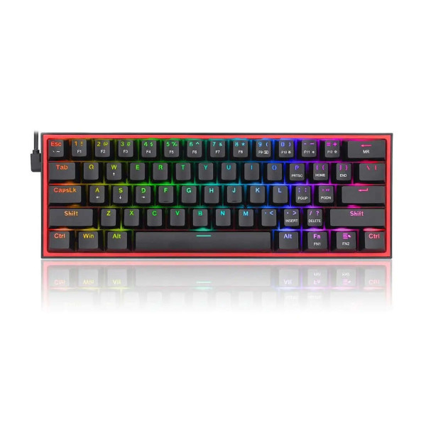 Redragon K617 FIZZ RGB Μηχανικό Gaming πληκτρολόγιο (Black)