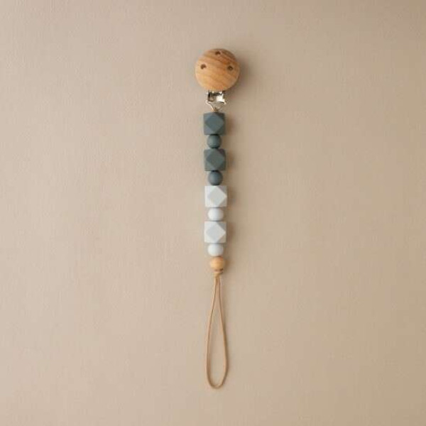 Nok Nok Κλιπ Πιπίλας από Χάντρες Σιλικόνης (Square Iron)